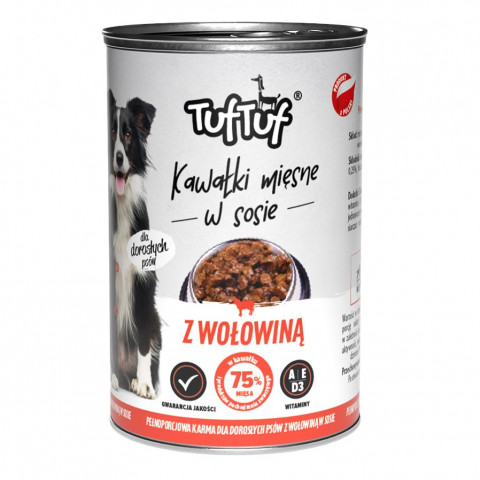 TUF TUF Meatballs MIX 4 Flavours - Nassfutter für Hunde - 24x1250g - Fotogalerie 3