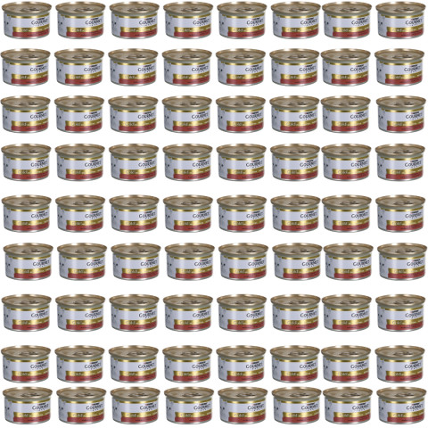 GOURMET GOLD Mousse mit Rindfleisch - Nassfutter für Katzen - 72x85g - Fotogalerie 1