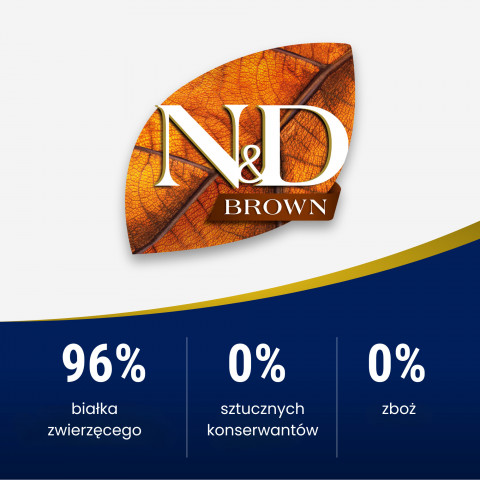 FARMINA N&D Brown Dog Lamb, Spirulina&Carrot Adult Mini - Trockenfutter für Hunde - 2 kg - Fotogalerie 9