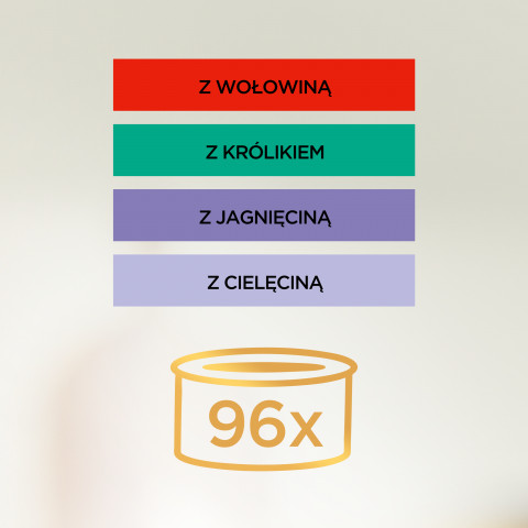 PURINA GOURMET GOLD Mousse Mix 4 Geschmacksrichtungen - Nassfutter für Katzen - 96x85g - Fotogalerie 11