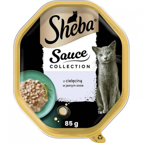 SHEBA Sauce collection Veal in light sauce – Nassfutter für Katzen – 85 g - Fotogalerie 1
