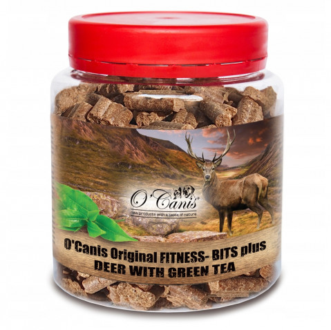 O'CANIS Fitness-Bits Plus Deer with green tea - leckerli für hunde - 400g - Fotogalerie 1