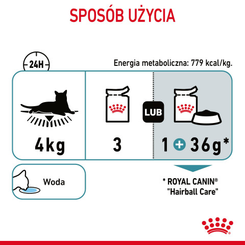 ROYAL CANIN FCN Hairball Care Stückchen in Soße - Nassfutter für Katzen - 12x85 g - Fotogalerie 8