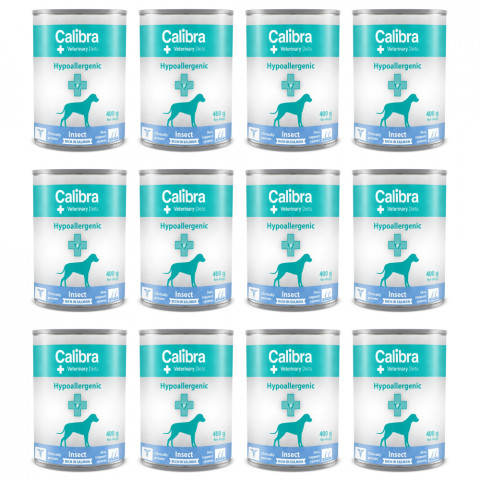 CALIBRA VD Dog Hypoallergenic Insekten&Lachs - Nassfutter für Hunde - 12x400g - Fotogalerie 1