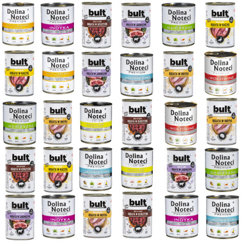 DOLINA NOTECI Premium GESCHMACKS-MIX + BULT GESCHMACKS-MIX - Nassfutter für Hunde - 30x800g - Fotogalerie 1