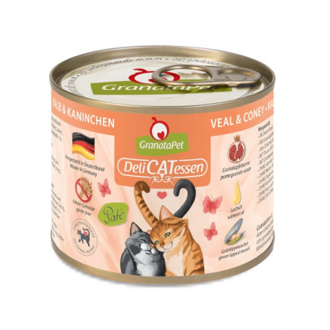 GRANATAPET DeliCATessen Veal and coney - nassfutter für Katzen - 200g - Fotogalerie 1