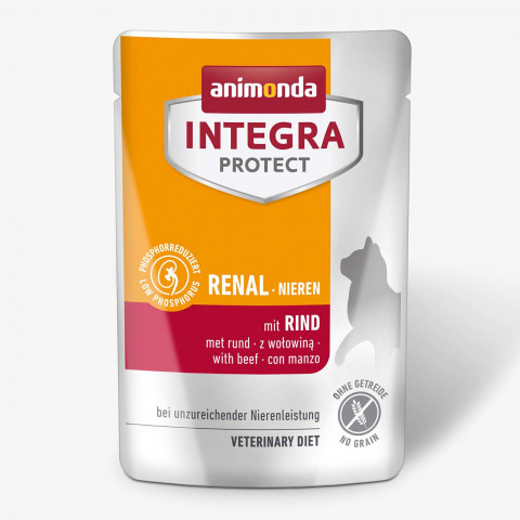 ANIMONDA Integra Protect Renal Nieren mit Rind - Nassfutter für Katzen - 85g - Fotogalerie 1