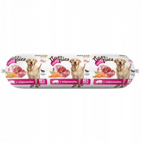 BIOFEED Nasz Pies Fleischwurst Mix 2 Sorten – Nassfutter für Hunde – 29x1 kg - Fotogalerie 3
