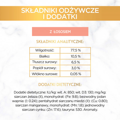 PURINA Gourmet Gold Mousse with salmon - nassfutter für Katzen - 85g - Fotogalerie 6