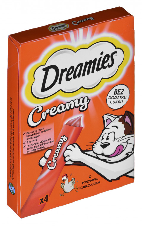 DREAMIES Creamy Chicken - Katze behandeln - 4x10 g - Fotogalerie 4
