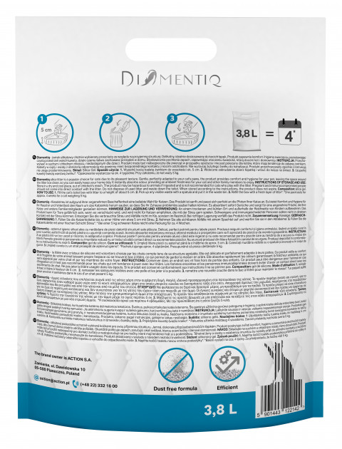 DIAMENTIQ Micro Crystals Silikatstreu, klumpend für Katzen – 10x3,8 l - Fotogalerie 4