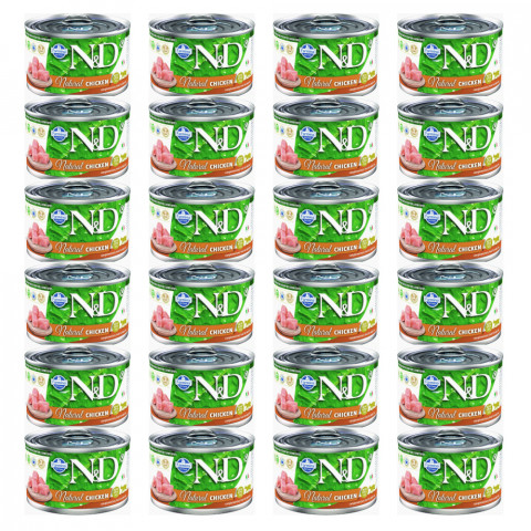 FARMINA N&D Cat Natural Huhn - Nassfutter für Katzen - 24x140 g - Fotogalerie 1
