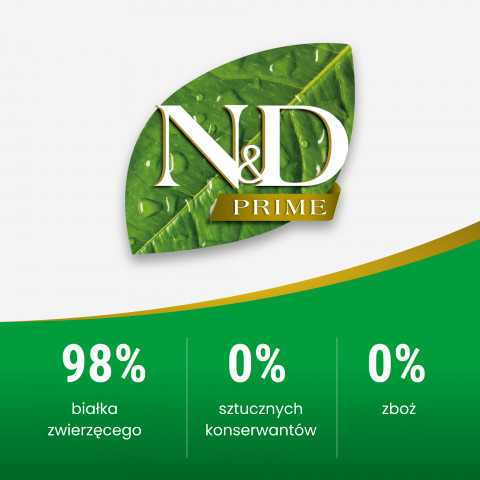 FARMINA N&D PRIME CAT WILD BOAR & APPLE ADULT - Trockenfutter für Katzen - 5kg - Fotogalerie 9