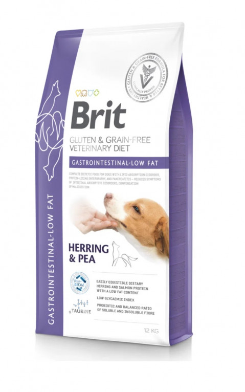 BRIT Grain Free Vet Diets Dog Gastrointestinal Low Fat - Trockenfutter für Hunde - 12 kg - Fotogalerie 1