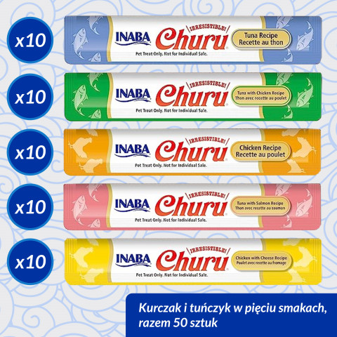 INABA Churu Varieties Chicken and tuna - Katze behandeln - 50 x 14g - Fotogalerie 3