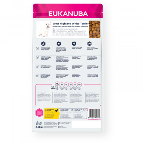 Eukanuba BREED SPECIFIC 2,5 kg Adult Huhn, Truthahn - Fotogalerie 3