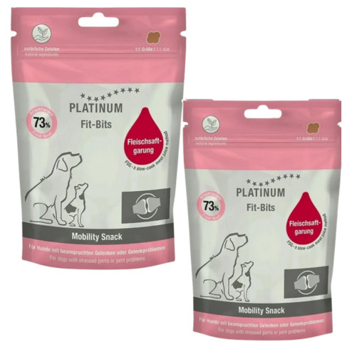 PLATINUM Fit-Bits Mobility – Leckerli für Hunde – 2x150g - Fotogalerie 1