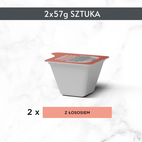 PURINA Gourmet Revelations Chunks in jelly with salmon - nassfutter für Katzen - 2x57g - Fotogalerie 3