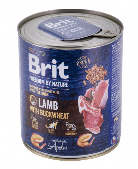 BRIT Premium by Nature Lamb with Buckwheat - Nassfutter für Hunde - 800 g - Fotogalerie 3