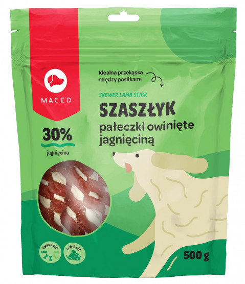 MACED Skewer lamb stick - Hundeleckerli - 500g - Fotogalerie 1