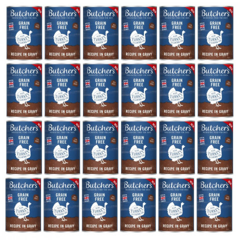 BUTCHER'S Original Recipe in gravy Kawałki z indykiem w sosie - mokra karma dla psa - 24x400g - Fotogalerie 1