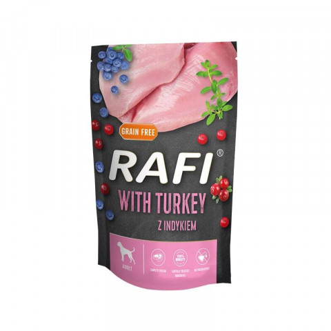 DOLINA NOTECI Rafi with turkey - Nassfutter für Hunde - 500g - Fotogalerie 1