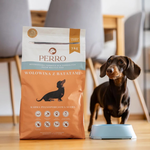 PERRO Beef with sweet potatoes Small breeds - trockenfutter für Hunde - 1kg - Fotogalerie 3