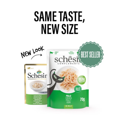 SCHESIR Chicken fillet in jelly - nassfutter für Katzen - 70g - Fotogalerie 2