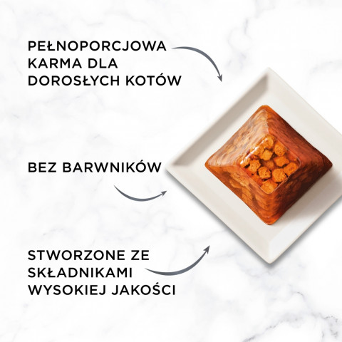 PURINA Gourmet Revelations Chunks in jelly with salmon - nassfutter für Katzen - 2x57g - Fotogalerie 2