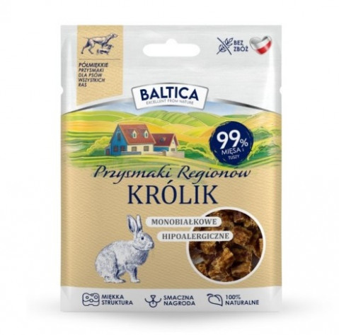 BALTICA Przysmaki regionów Monoprotein Rabbit - leckerli für hunde - 30g - Fotogalerie 1