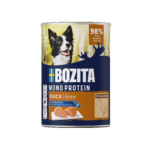 BOZITA Monoprotein Pate Duck - Nassfutter für Hunde - 400g - Fotogalerie 1