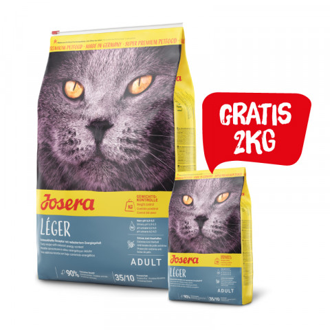 Josera LÉGER Katzen-Trockenfutter 10 kg Adult Geflügel - Fotogalerie 1