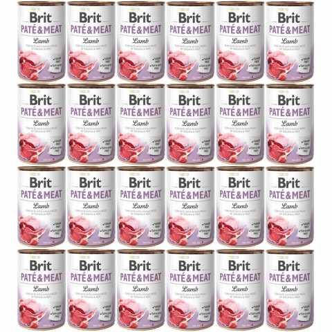 BRIT Paté & Meat Lamm - Nassfutter für Hunde - 24x400g - Fotogalerie 1