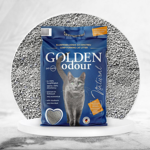 GOLDEN Odour Natural - bentonitstreu - 14kg - Fotogalerie 2