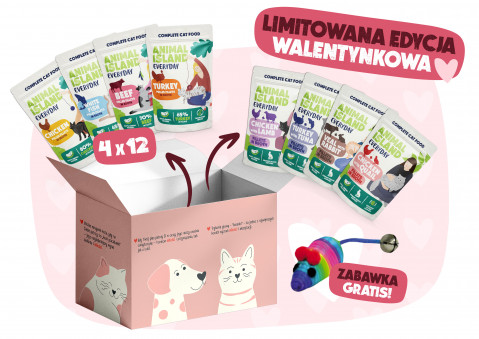ANIMAL ISLAND Love Box - nassfutter für Katzen - 52x85g - Fotogalerie 1