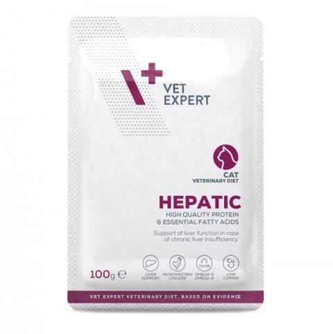 VET EXPERT Hepatic Chicken - nassfutter für Katzen - 100g - Fotogalerie 1