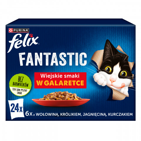 Felix Fantastische Landaromen in Gelee - Nassfutter für Katzen - 24x 85g - Fotogalerie 2