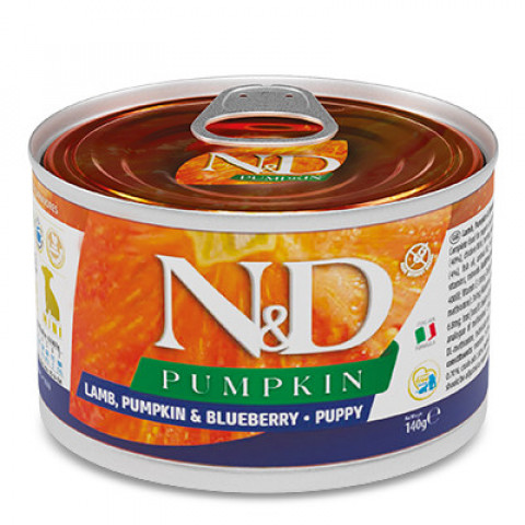 FARMINA N&D Puppy Lamb&Pumpkin&Blueberry - Nassfutter für Hunde - 6x140 g - Fotogalerie 7