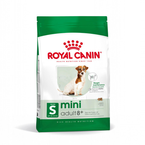 Royal Canin Mini Adult 8+ 8 kg Senior Geflügel, Reis, Gemüse - Fotogalerie 1
