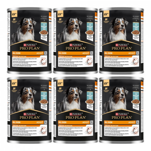 PURINA Pro Plan Everyday nutrition All size Adult Fish in jelly - Nassfutter für Hunde - 6x400g - Fotogalerie 1