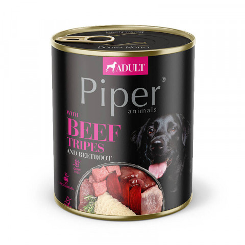 DOLINA NOTECI Piper Animals mit Rindermagen und Roter Bete - Nassfutter für Hunde - 6x800g - Fotogalerie 2