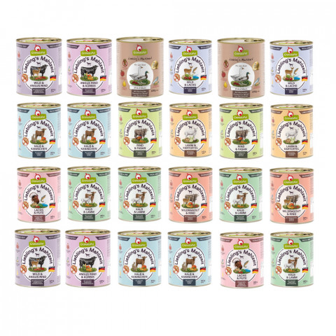 GRANATAPET Liebling's Mahlzeit MIX-GESCHMÄCKER - Nassfutter für Hunde - 24x800g - Fotogalerie 1