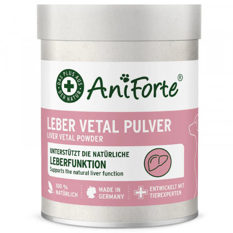 ANIFORTE Liver vetal powder - nahrungsergänzungsmittel für hunde - 100g - Fotogalerie 1
