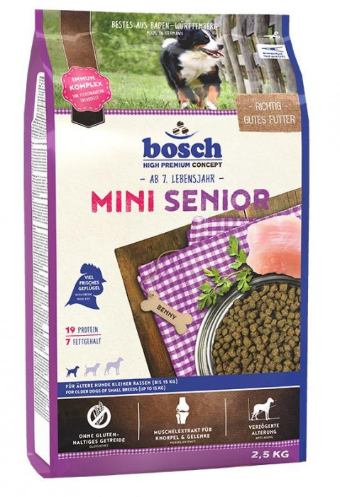 BOSCH Mini Senior - Trockenfutter für Hunde - 2,5 kg - Fotogalerie 1