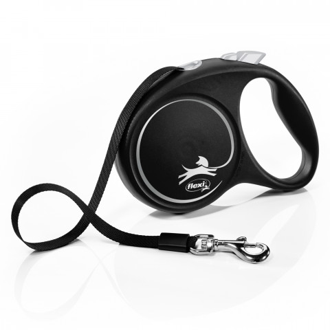 Flexi Black Design M 5 m Hund Rückziehbare Leine - Fotogalerie 1