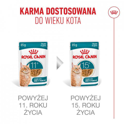 ROYAL CANIN Ageing 11+ Chunks in gravy - nassfutter für Katzen - 12x85g - Fotogalerie 9