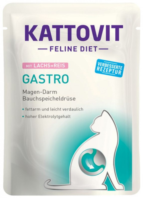 KATTOVIT Feline Diet Gastro - nassfutter für Katzen - 12 x 85g - Fotogalerie 2
