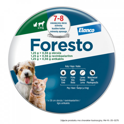 ELANCO Foresto Halsband für Katzen und Hunde unter 8 kg - Fotogalerie 1