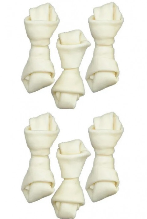 ZOLUX Knotted white bone - kauartikel für hunde - 54g - Fotogalerie 1