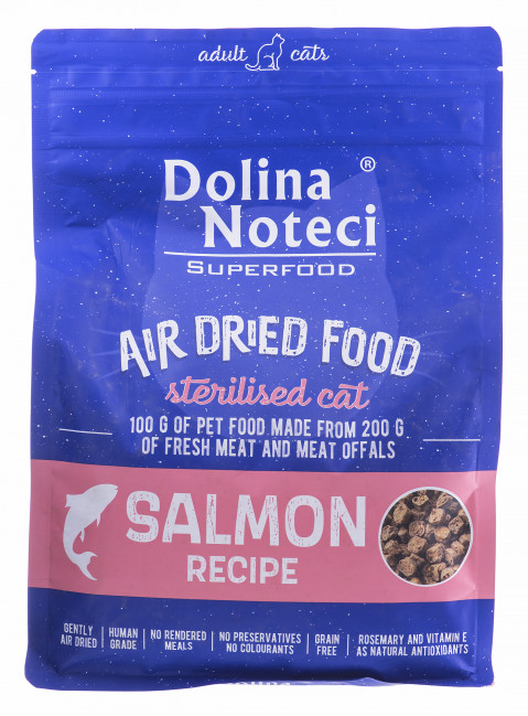 DOLINA NOTECI Superfood Sterilised Cat Lachs - Katzentrockenfutter - 1 kg - Fotogalerie 2
